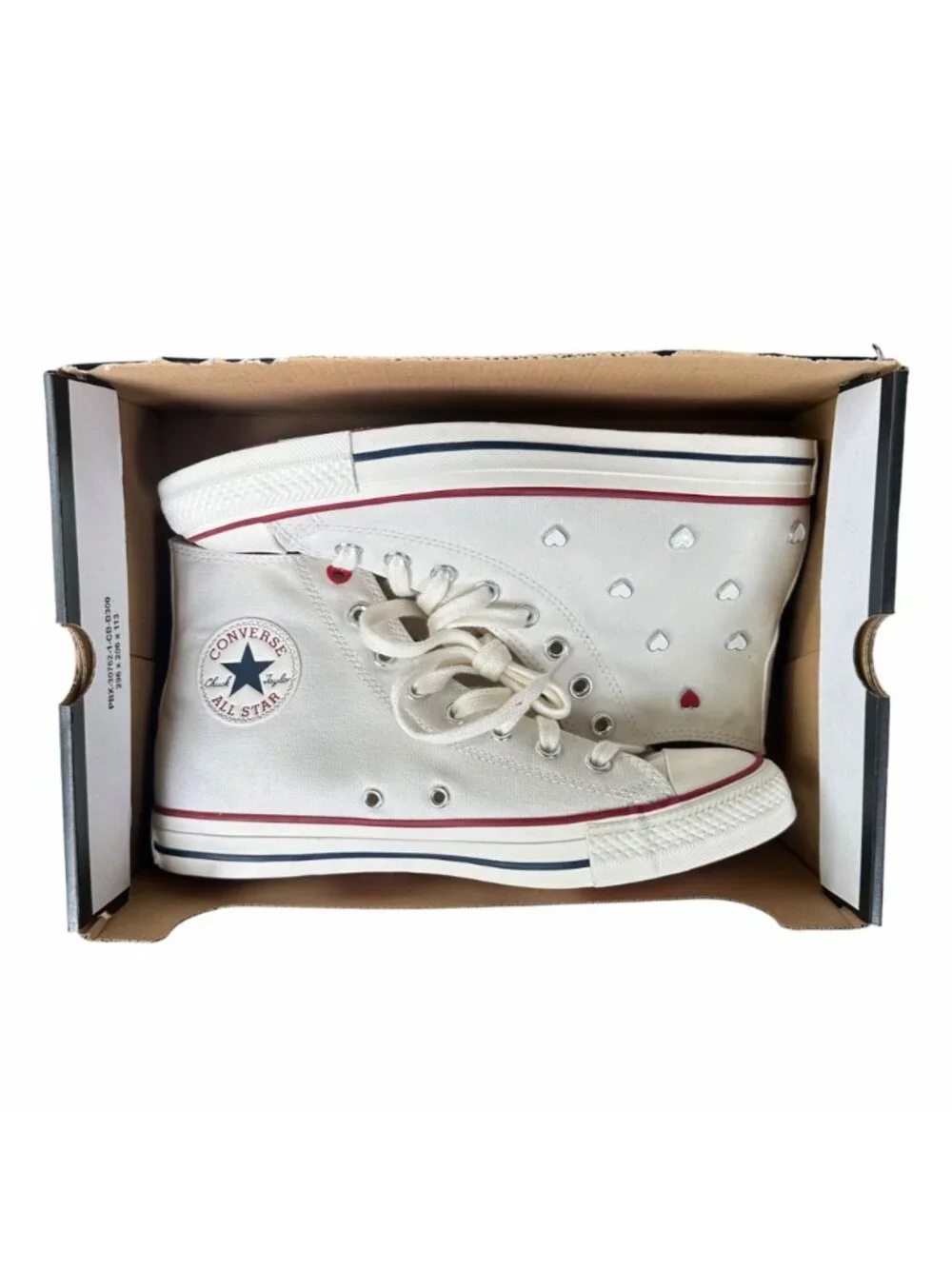 ❤️Converse Chuck Taylor Valentine's Day Sz 10 Womens shoes Sneaker White A19055C